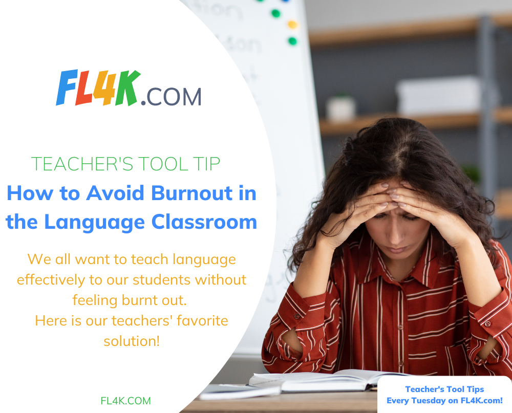 Avoid burnout in the world language classroom