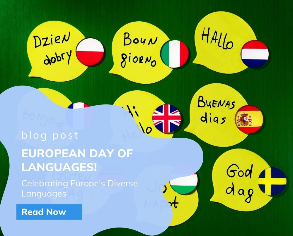 Happy European Day of Languages - a day that celebrates the diversity of languages and spreads the desire of language learning